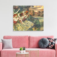 Vintage Edgar Degas Four Dancers Ballet Art