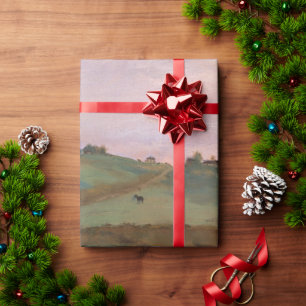 Vintage Edgar Degas Horses in a Meadow Wrapping Pa Paper