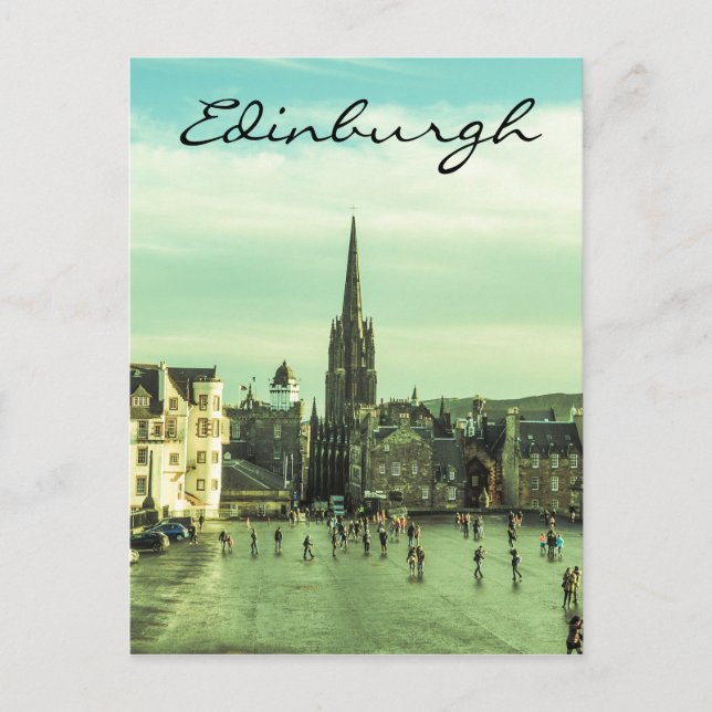 Vintage Edinburgh Postcard (Front)