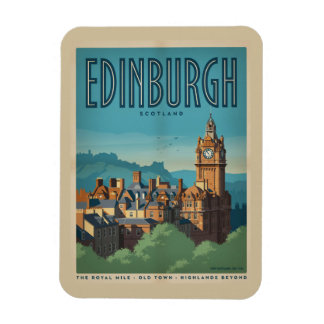 Vintage Edinburgh Scotland capit gifts & souvenirs Magnet