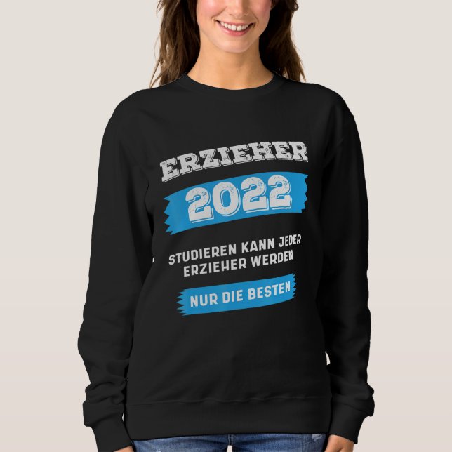 Vintage Educator Graduation 2022 Educational Profe Sweatshirt (Front)