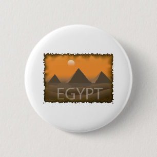 Vintage Egypt 6 Cm Round Badge