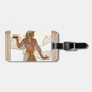 Vintage Egypt Luggage Tag