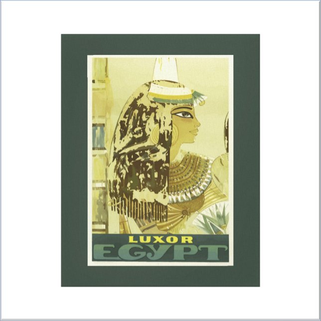 Vintage Egypt Travel Poster Canvas Print (Creator Uploaded)