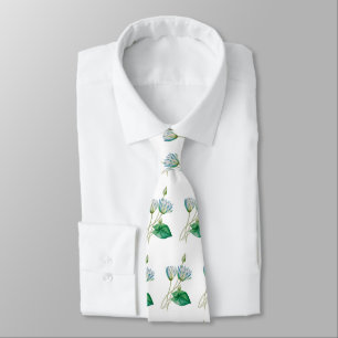 Vintage Egyptian Lotus Flower Tie