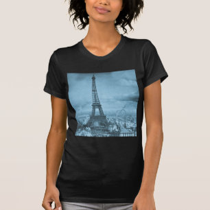 Vintage Eifel Tower Paris France  1889 T-Shirt
