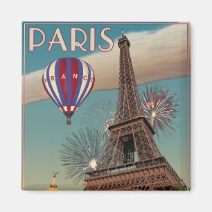 Vintage Eiffel Tower - 18x24 Magnet