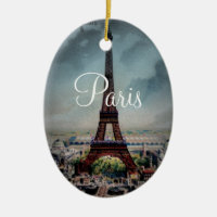 Vintage Eiffel Tower Paris France Postcard