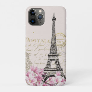 Vintage Eiffel Tower Paris Postcard Case-Mate iPhone Case