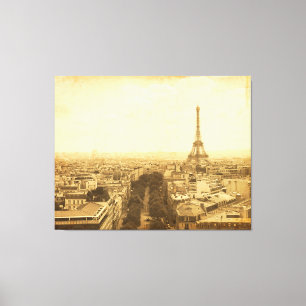 Vintage Eiffel Tower Photo Wall Art