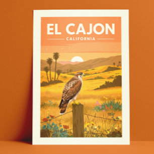 Vintage El Cajon California Postcard