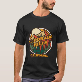 Vintage El Dorado Hills California Mountain Hiking T-Shirt
