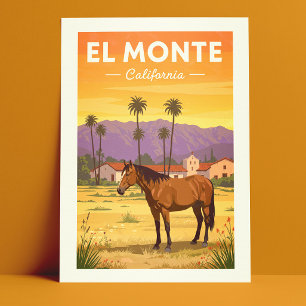Vintage El Monte California Postcard