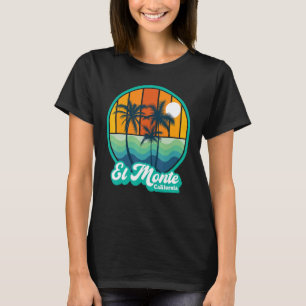 Vintage El Monte California Summer Vacation Beach T-Shirt