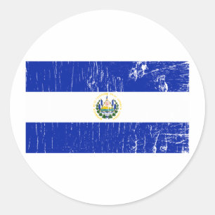 Vintage El Salvador Classic Round Sticker