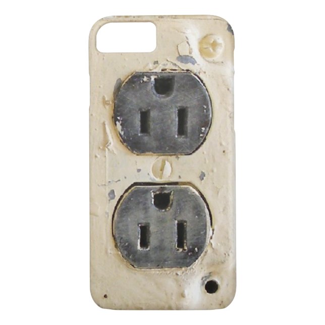 Vintage Electrical Outlet Case-Mate iPhone Case (Back)
