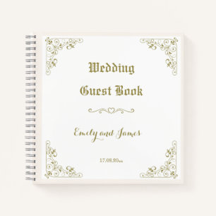 Vintage Elegance Wedding Guest Book