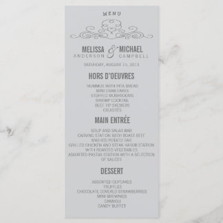 VINTAGE ELEGANCE | WEDDING MENU