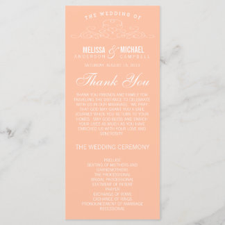 VINTAGE ELEGANCE | WEDDING PROGRAM PROGRAMME