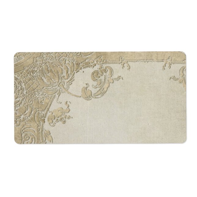 Vintage Elegance Wedding Toile Floral Damask (Front)