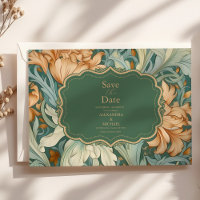 Vintage Elegance William Morris Floral Wedding
