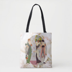 Vintage elegant 1920’s ladies fashion tote bag