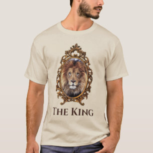 Vintage Elegant Brown Lion King Retro Dads T-Shirt