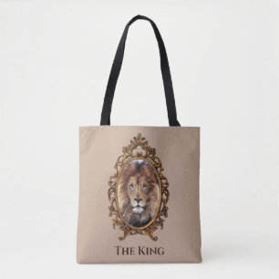 Vintage Elegant Brown Lion King Retro Dads Tote Bag
