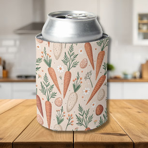 Vintage Elegant Carrots with Blossoms and Tiny Egg Can Cooler