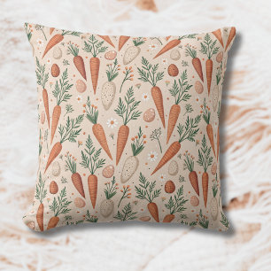 Vintage Elegant Carrots with Blossoms and Tiny Egg Cushion