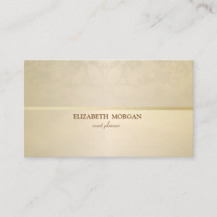 Vintage Elegant,Chic,Floral Business Card
