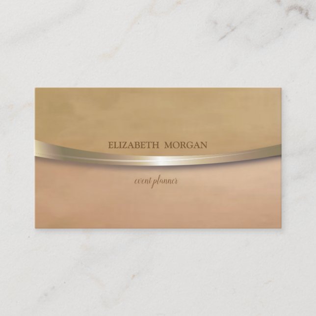 Vintage Elegant,Chic,Simple Business Card (Front)