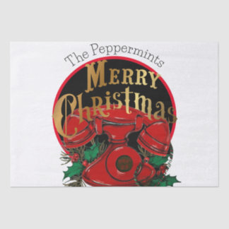 Vintage Elegant Christmas Telephone Tissue Paper