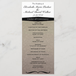 Vintage Elegant Classy Damask Programme
