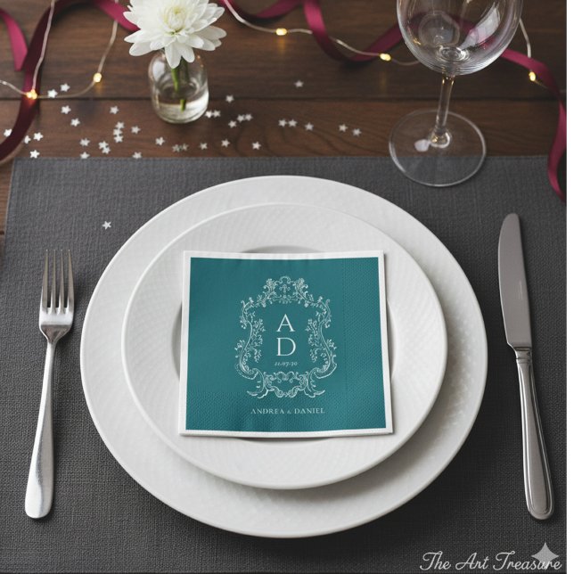 Vintage Elegant Floral Napkin (Creator Uploaded)