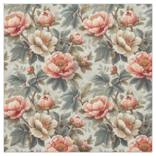 Vintage elegant floral pattern fabric
