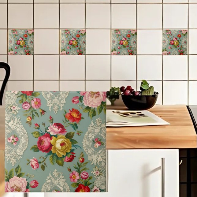 Vintage Elegant Flower Tile (Creator Uploaded)