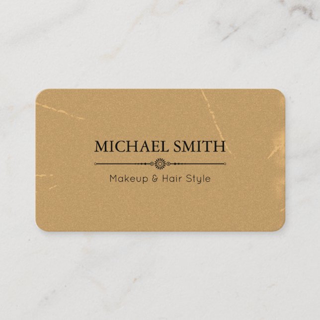 Vintage Elegant Modern #8 Business Card (Front)