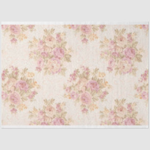 Vintage Elegant Modern Floral Tissue Paper