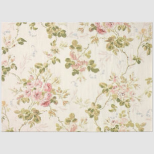 Vintage Elegant Modern Floral Tissue Paper