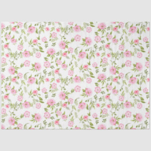 Vintage Elegant Modern Floral Tissue Paper