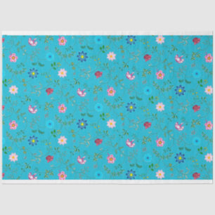 Vintage Elegant Modern Floral Tissue Paper