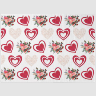 Vintage Elegant Modern Floral Tissue Paper