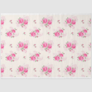 Vintage Elegant Modern Floral Tissue Paper
