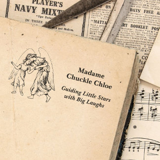 Vintage Elegant Personalised Stamps for Teachers