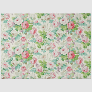 Vintage Elegant Popular Floral Rose Tissue Paper