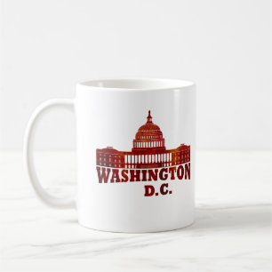 Vintage Elegant Washington DC Coffee Mug