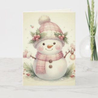 Vintage Elegant Winter Princess Fairytale Card