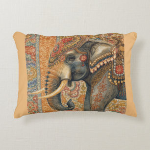 Vintage Elephant, Antique Elephant, Elephant art A Decorative Cushion