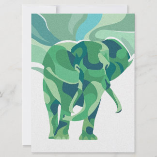 Vintage Elephant Colourful |Cute Gift For Christma